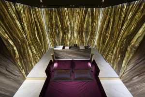 Velvet beauty: un’ardita Master Bedroom.