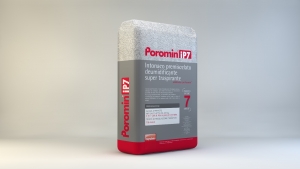 Poromin® iP7- La prima e unica malta a base di caseina pronta all’uso, super-deumidificante e traspirante
